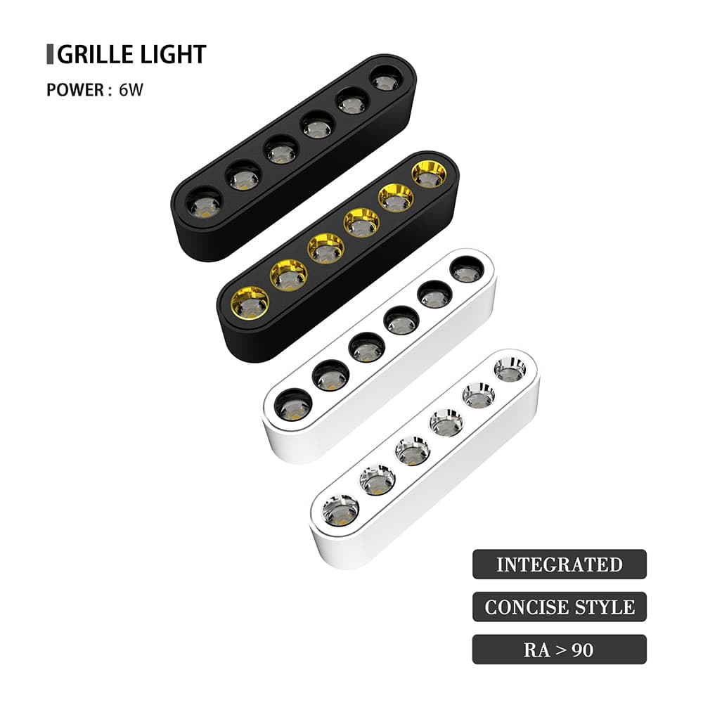 Magnetic track grille light