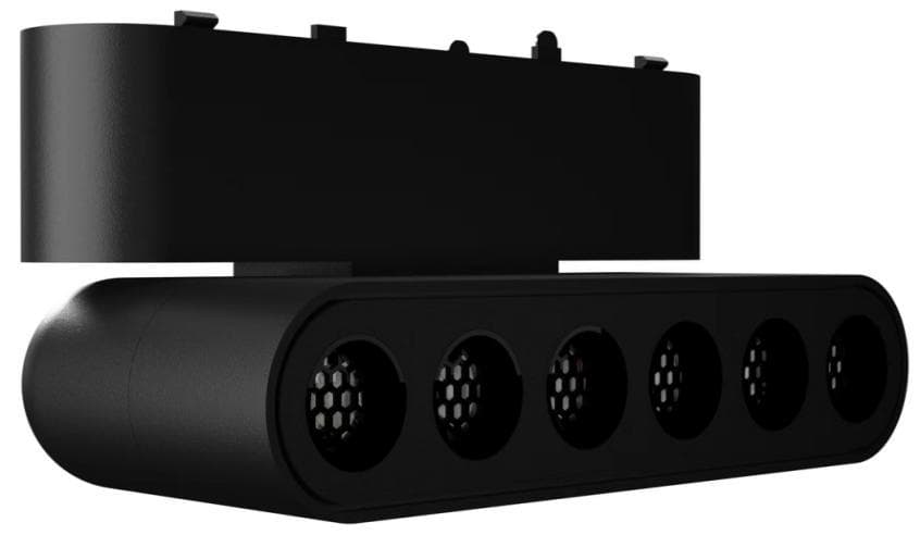 Magnetic track folding honeycomb grille