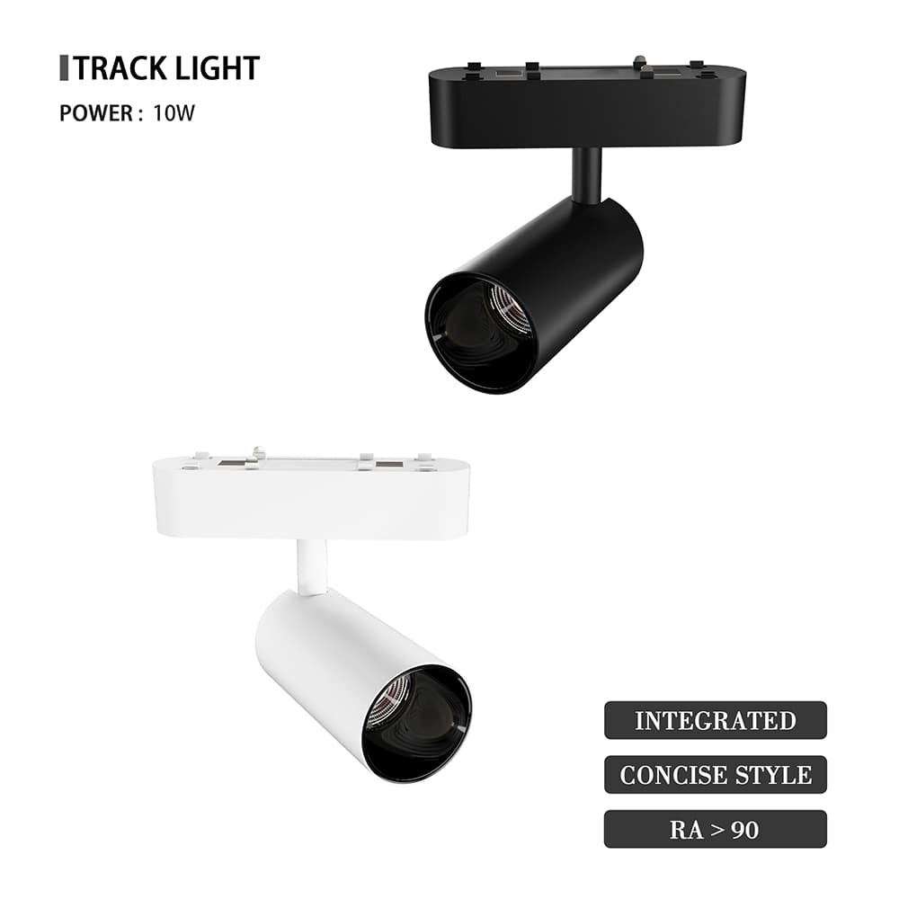 Magnetic track spotlight