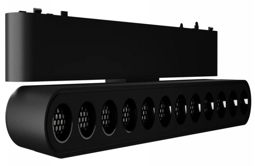 Magnetic track folding honeycomb grille