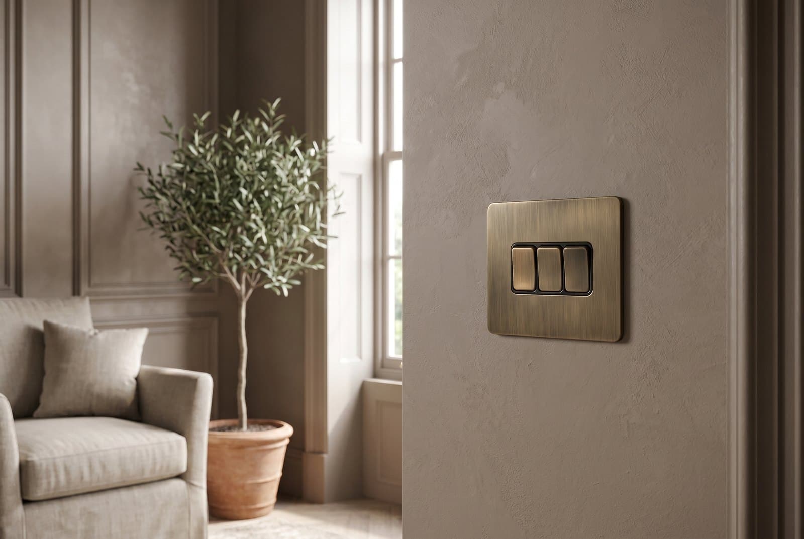 Rocker Switch 3-gang