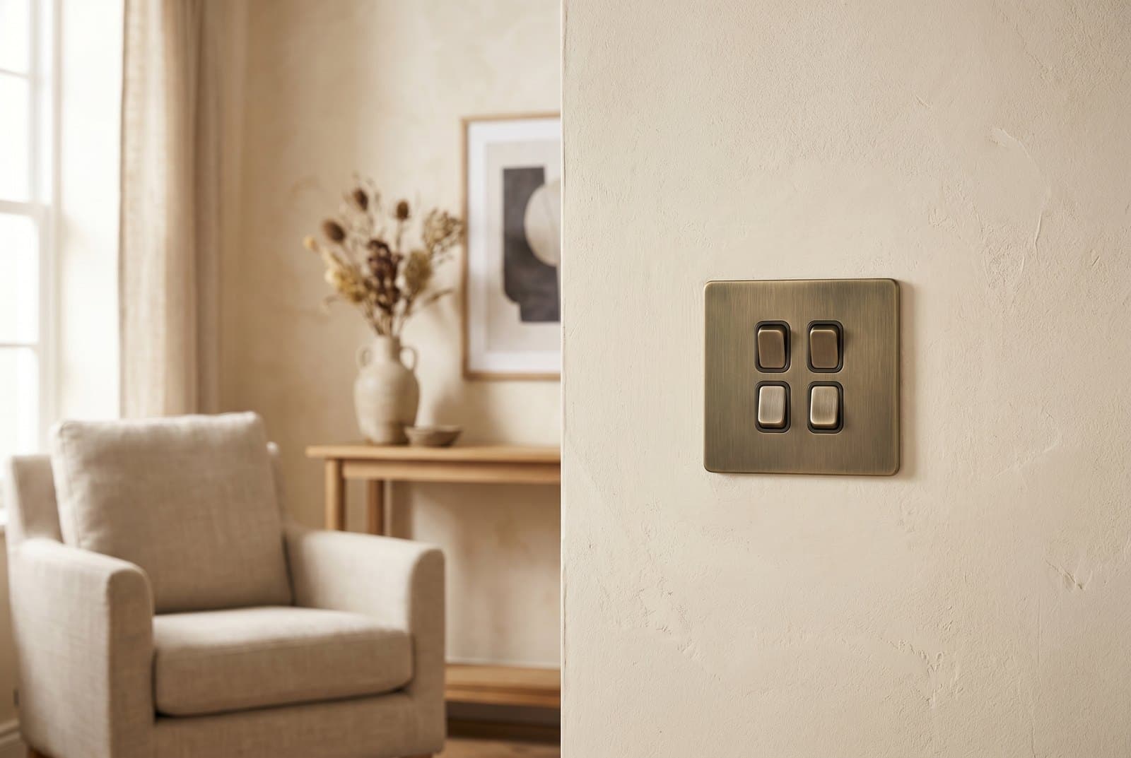 Rocker Switch 4-gang