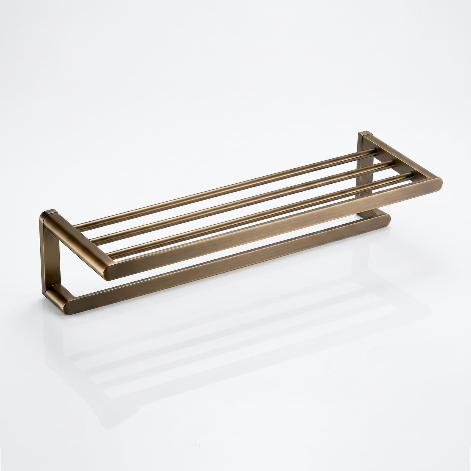Porte-serviettes double — Bronze