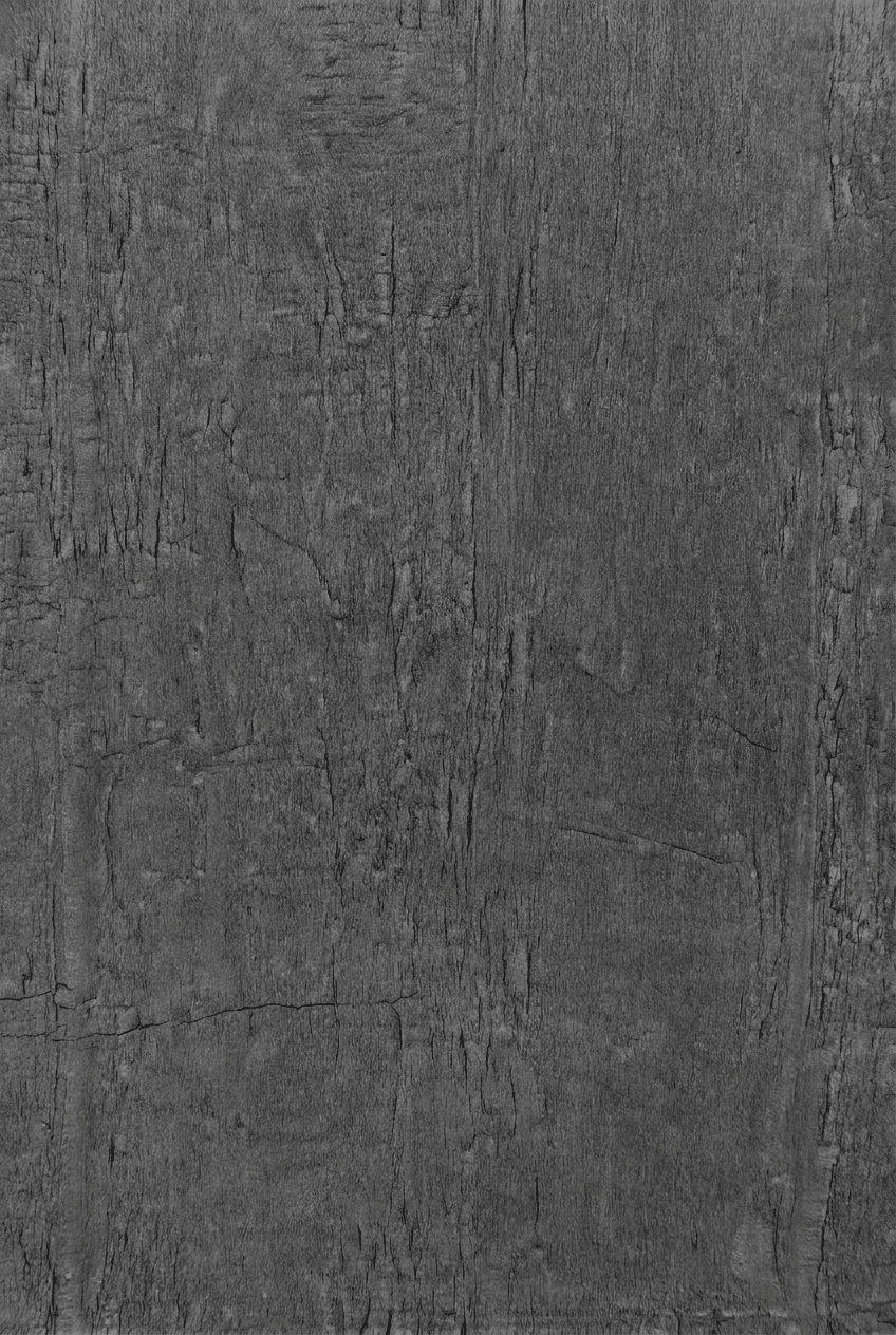 Charcoal Burnt Wood Board — Dark Grey