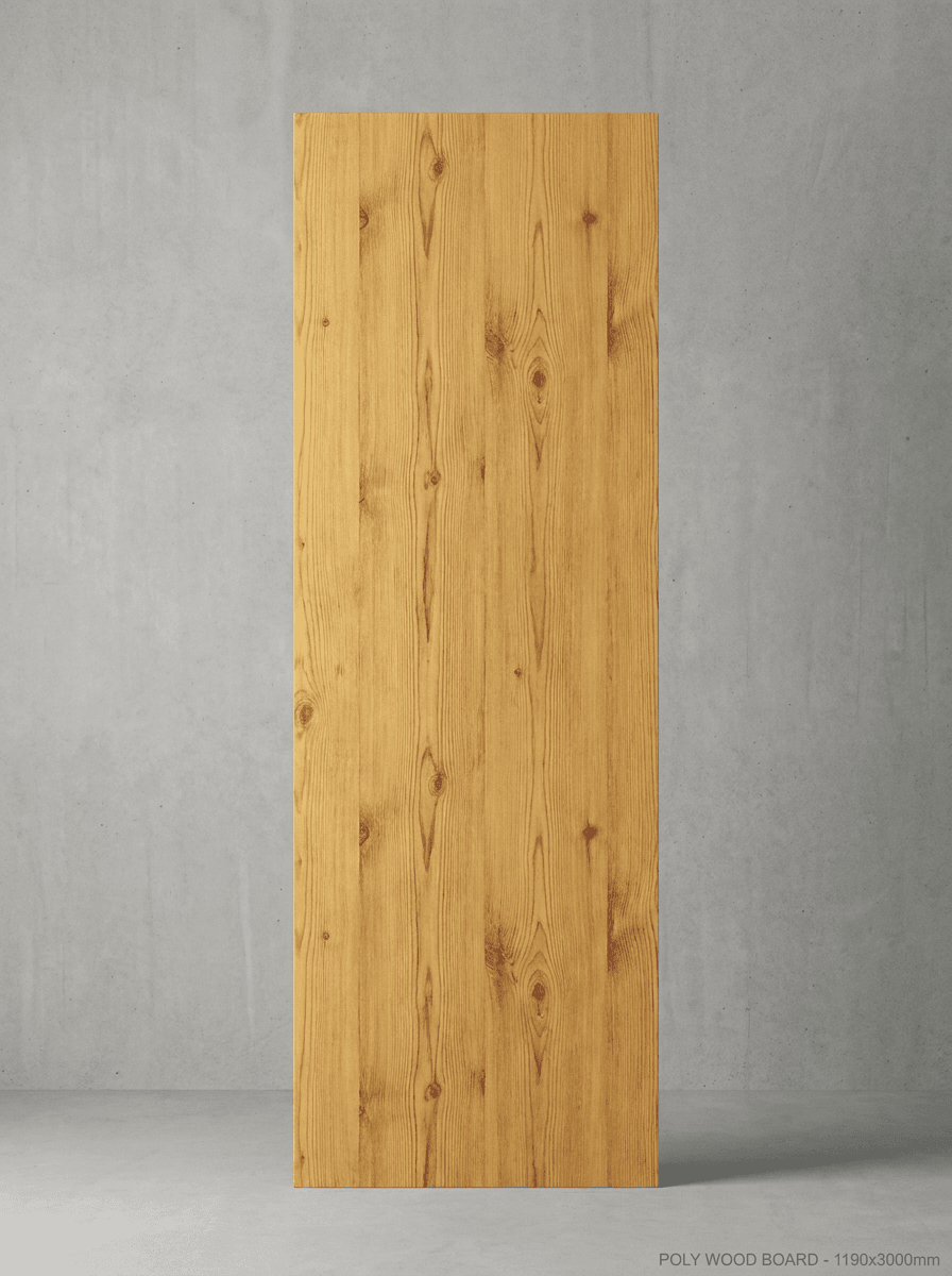 Poly Wood Board — Yellow