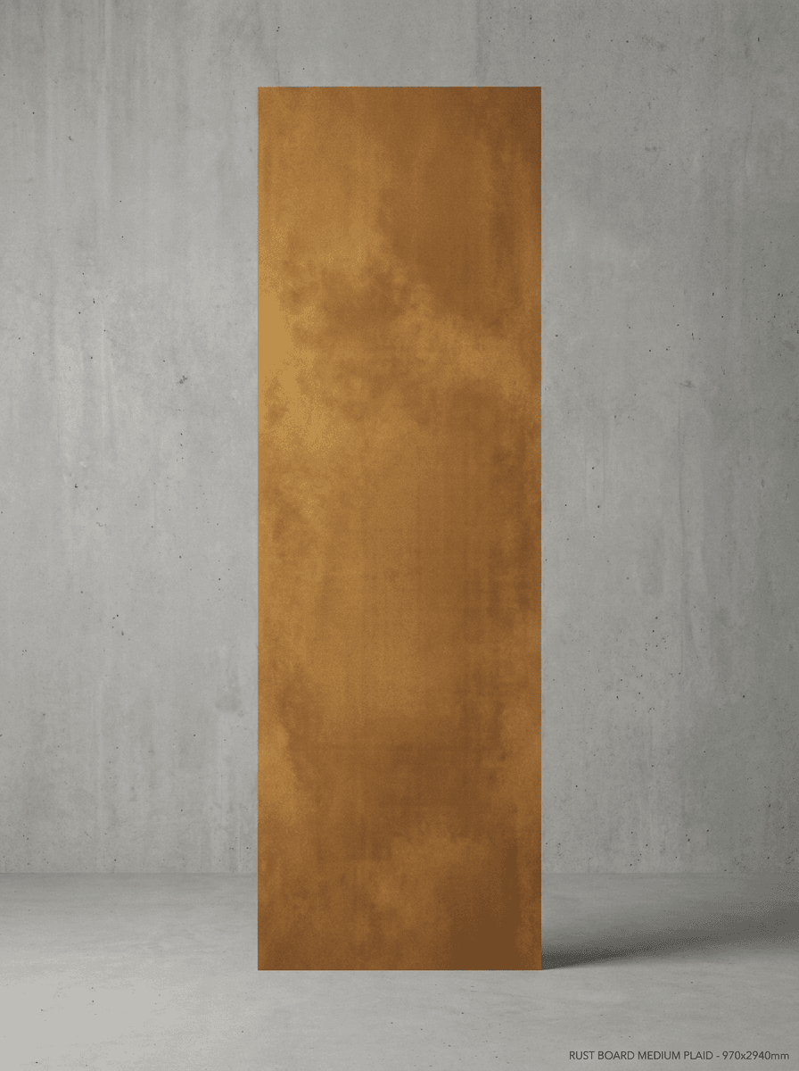 Rust Board — Medium Plaid