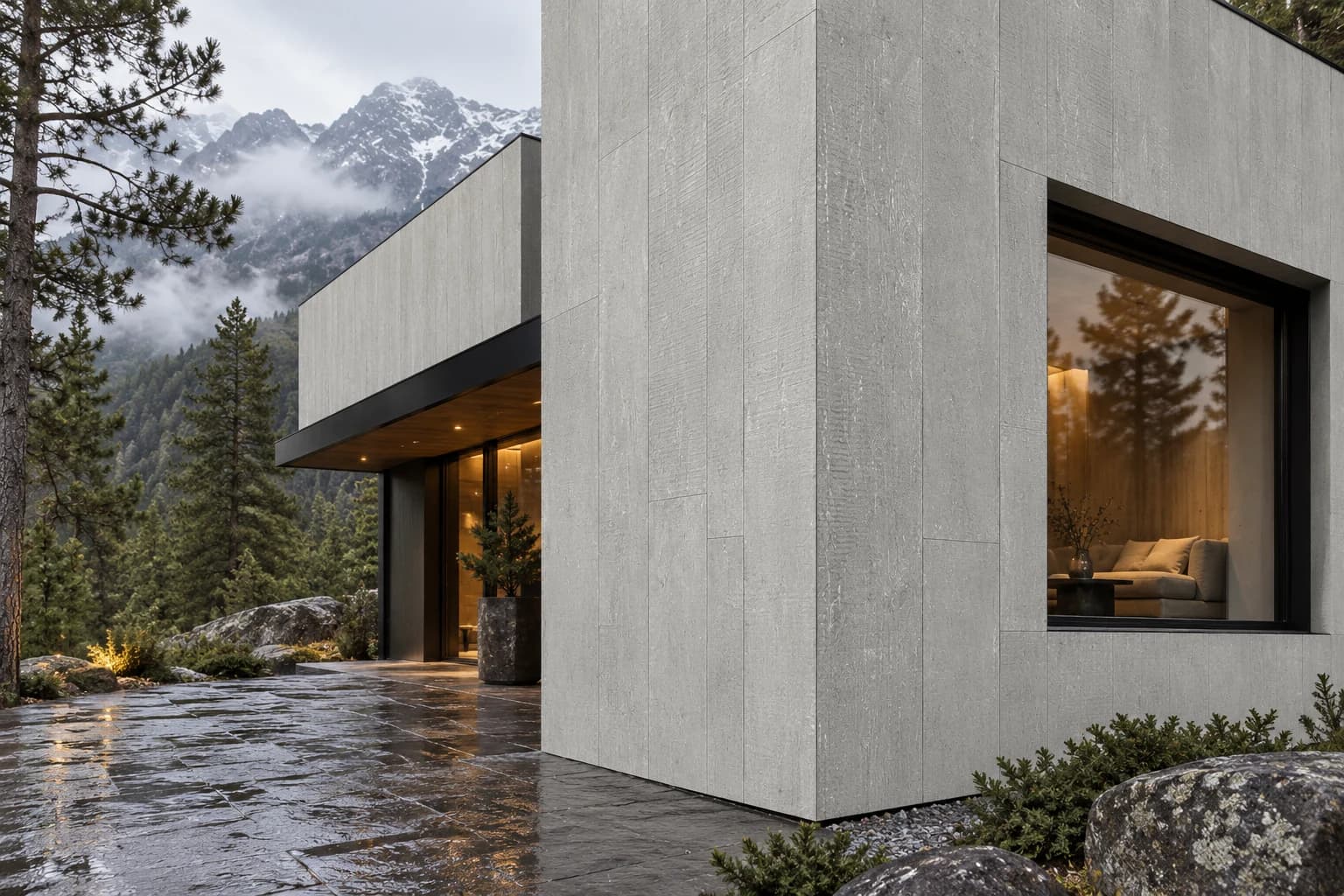 Wood-cement board