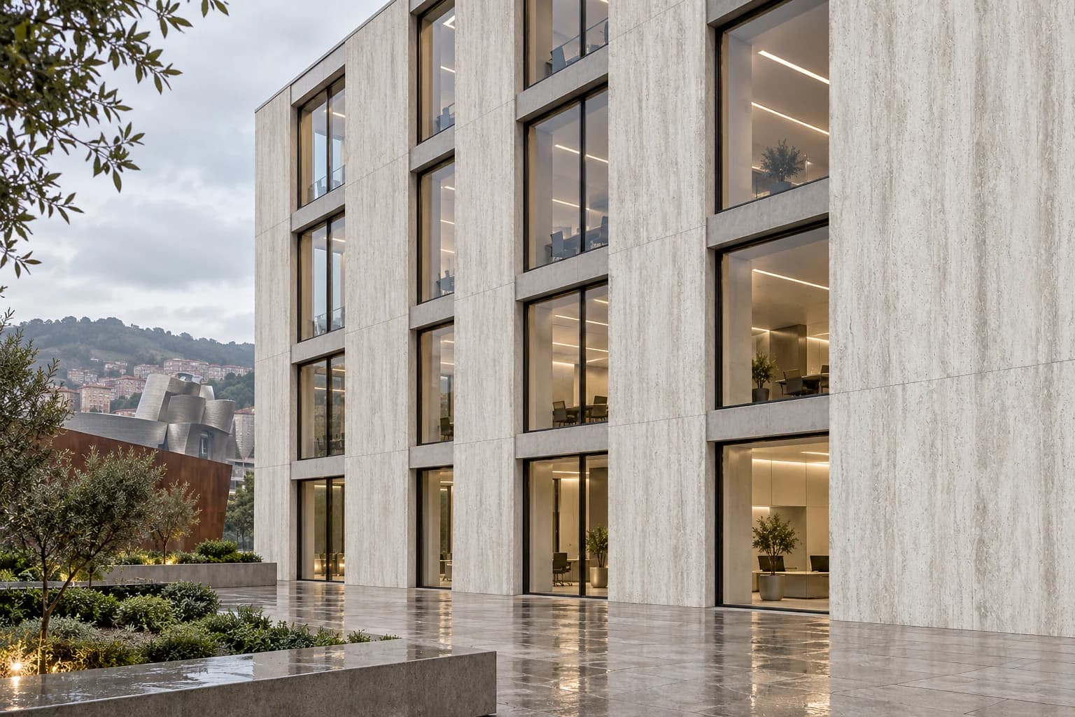 Linear Travertine