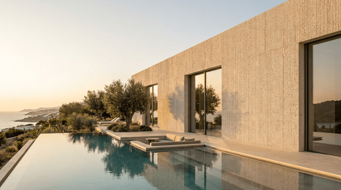 Square Line Stone