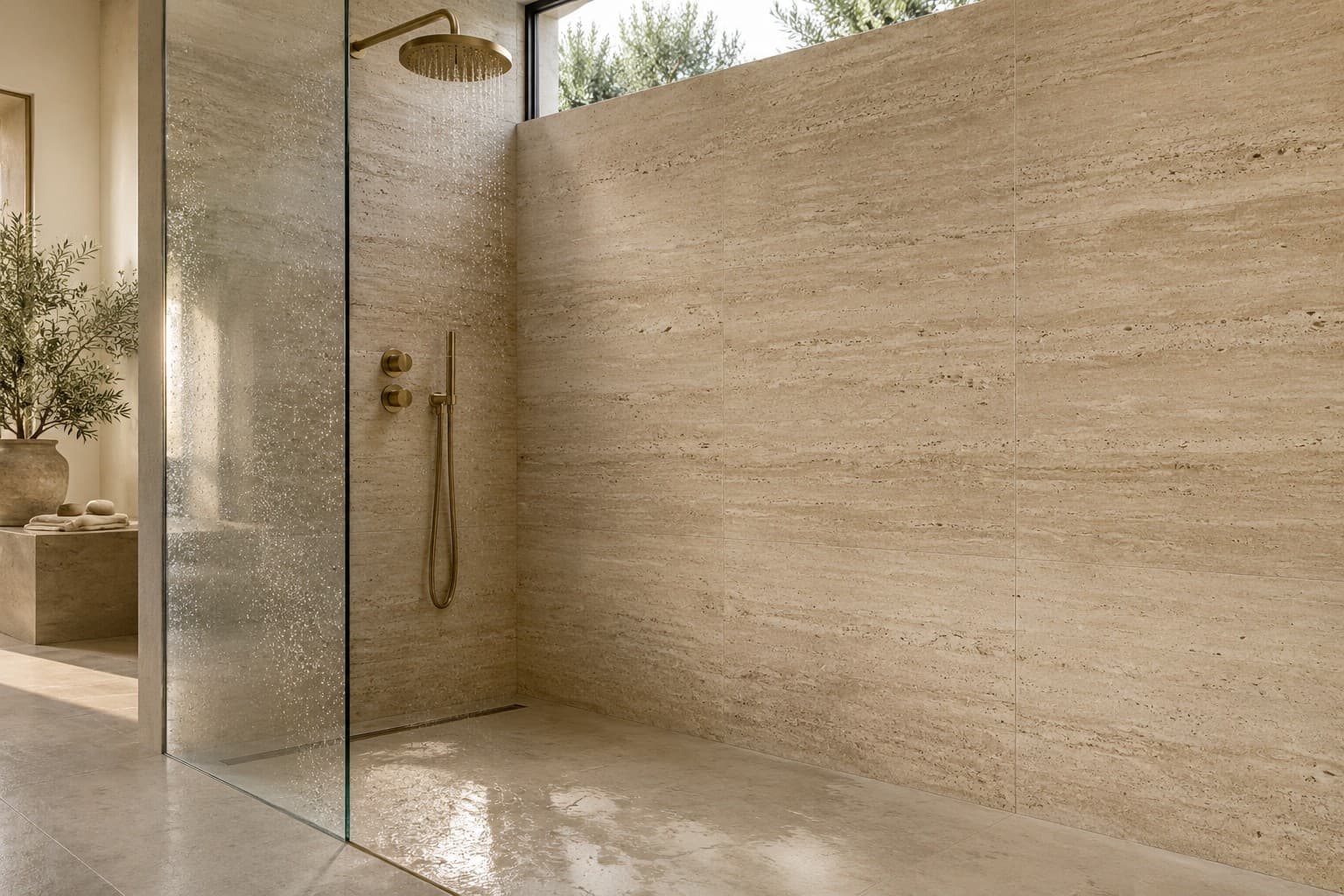 Showers and wet areas