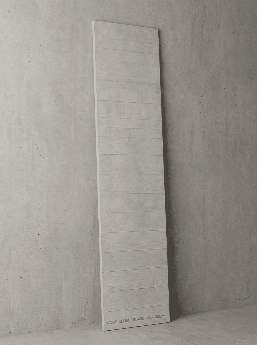 Wood-cement board — Light Grey