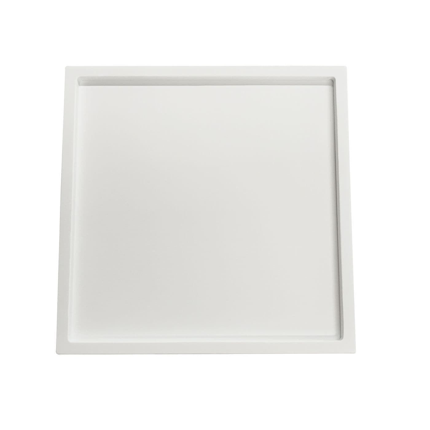 Solid Surface Bathroom Tray — White