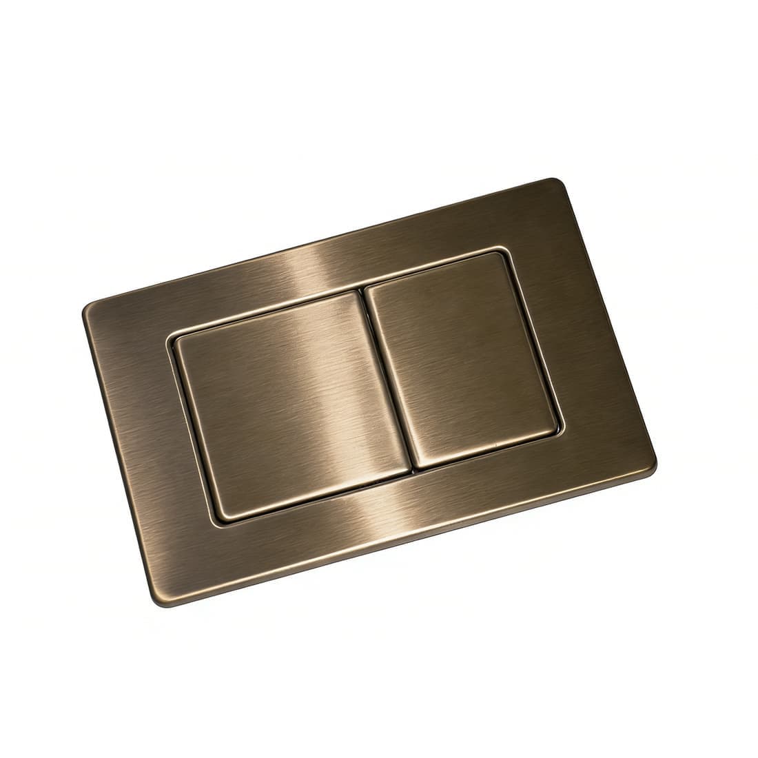 Plaque de commande en inox brossé — Bronze