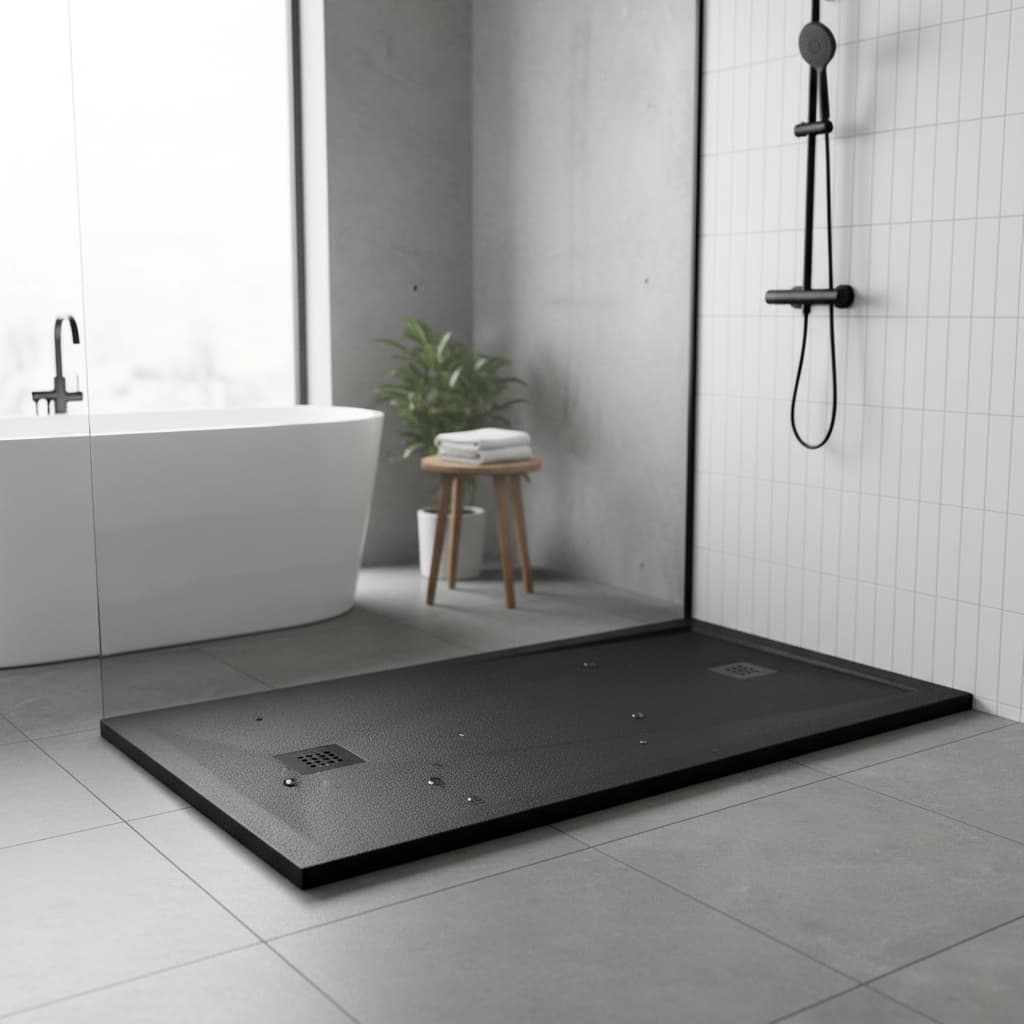 Receveur de douche noir