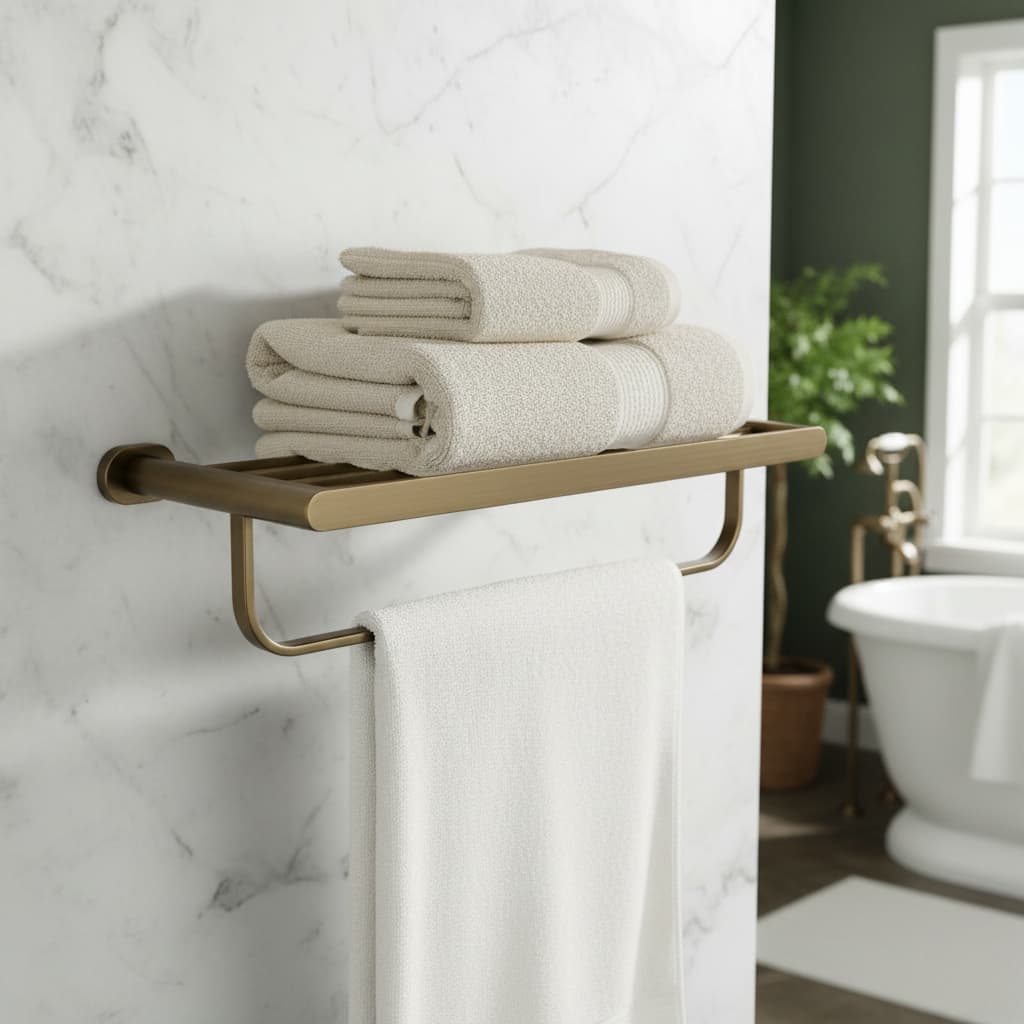 Double towel rack