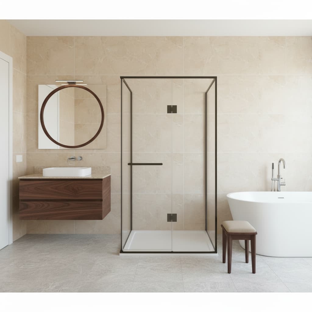 Shower glass screen — Default