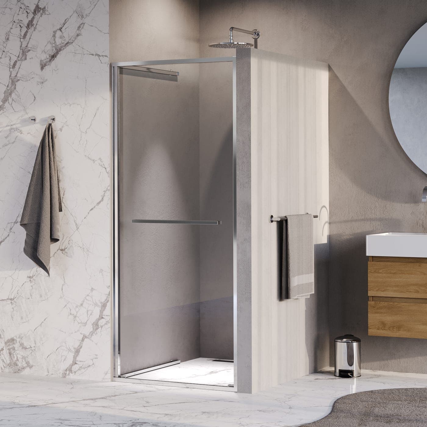 Luminis nisdeur naar binnen draaiend 90x200