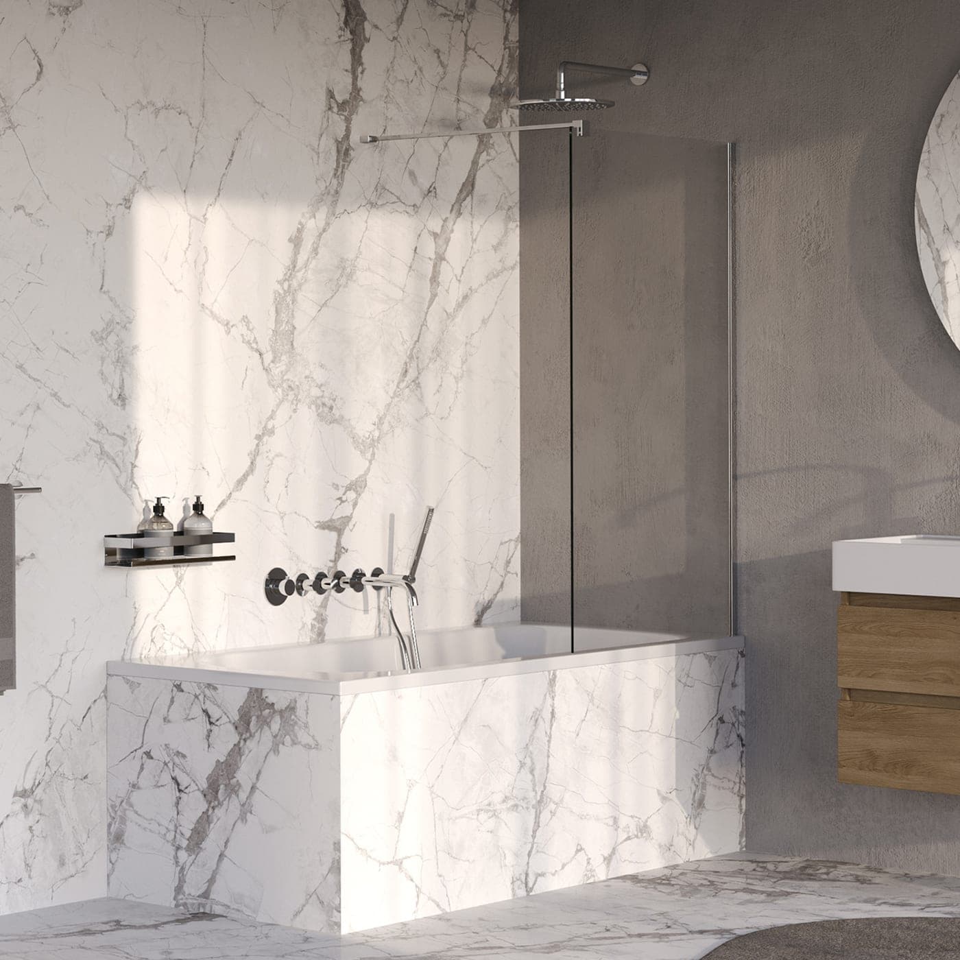 Oblivion badwand brons glas 80x140